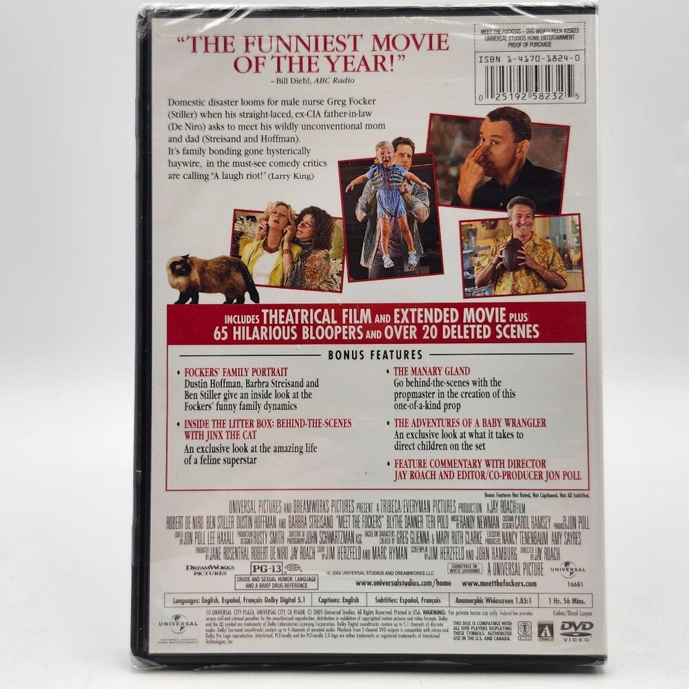 Meet The Fockers DVD Sealed New Ben Stiller Robert De Niro Comedy Movie - Picture 2 of 4